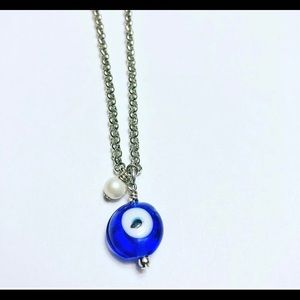Evileye necklace-stainless steel